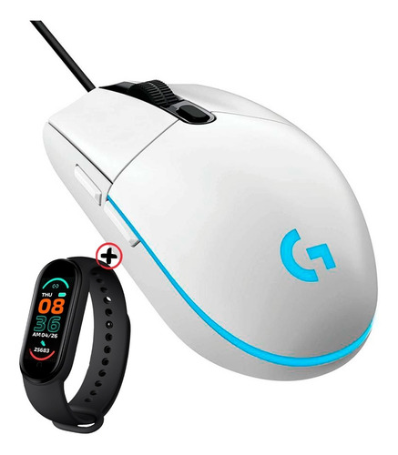 Mouse De Juego Logitech G Series Lightsync G203 + Smartwatch