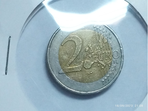 2 Euros De Alemania Del Año 2002 Con La Letra F