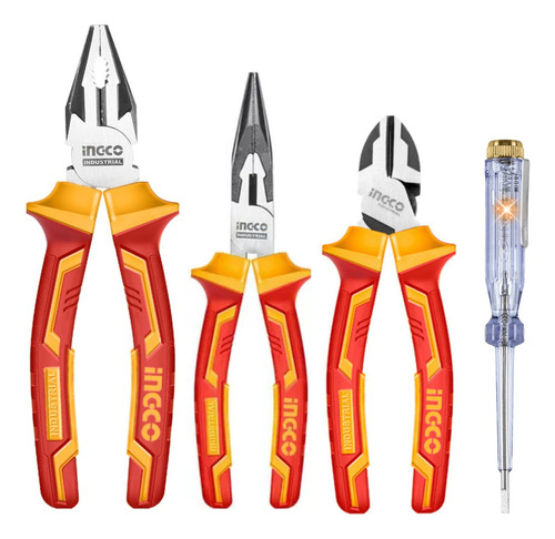 Kit Alicates Dielectricos 1000v Destornillador Inalámbrico