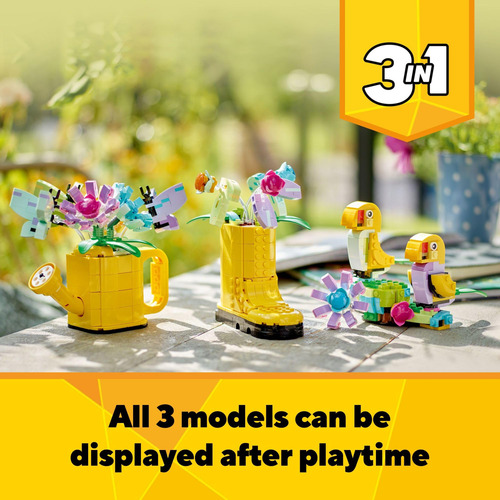 Juguete De Construcción Lego Creator 3 En 1 Con Flores En Re