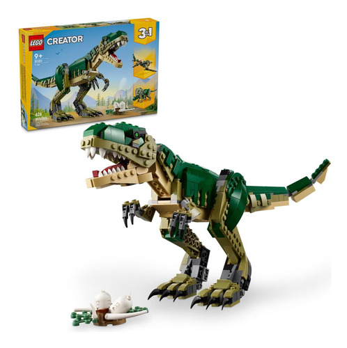 Lego Creator Juguete 3 En 1 T.rex, Se Transforma De T.rex A