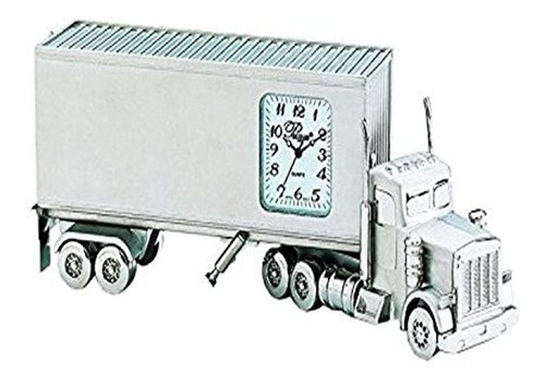 Empresas Sanis 18 Wheeler Camion Reloj 55 Por 2inch Platead