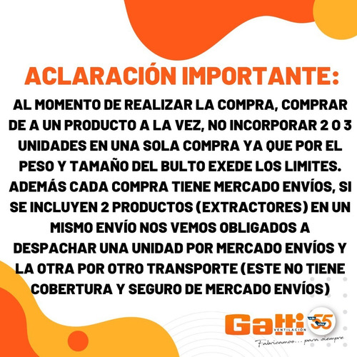 Imagen 9 de 10 de Extractor De Aire Axial Industrial 35 Cm Para Pared Gatti Ventilación