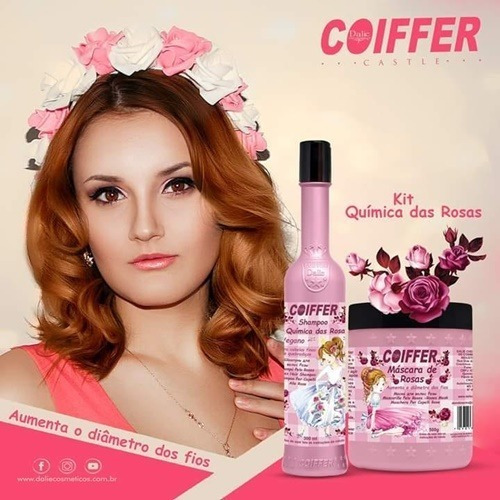 Imagem 2 de 5 de Kit Capilar Cliente Rosas 2 Unidades Coiffer