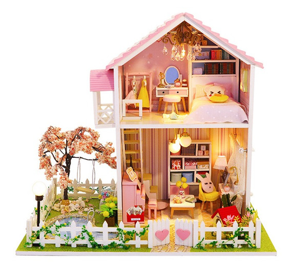 casa de muñecas de madera mercado libre