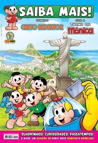 Saiba Mais! Turma Da Mônica N° 155 - Sobre O Cristo Redentor