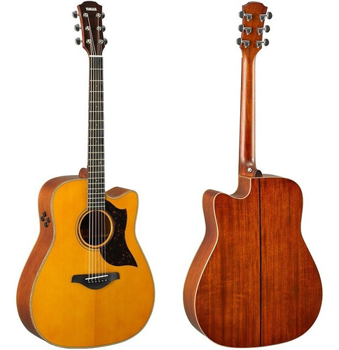 Violão Folk Yamaha A3m Ii Elétrico Aço Eletroacustico Vintag Cor Natural Orientação da mão Direita