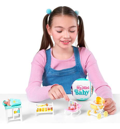 My Mini Baby Bebé Miniatura Realista Y Accesorios Zuru