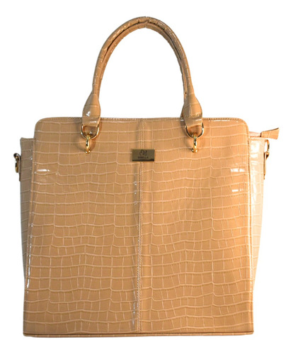 Bolso De Dama Dibella Ejecutivo Imit. Piel Cocodrilo Yalena
