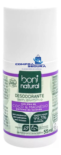 Desodorante Sin Aluminio 100% Natural Vegano