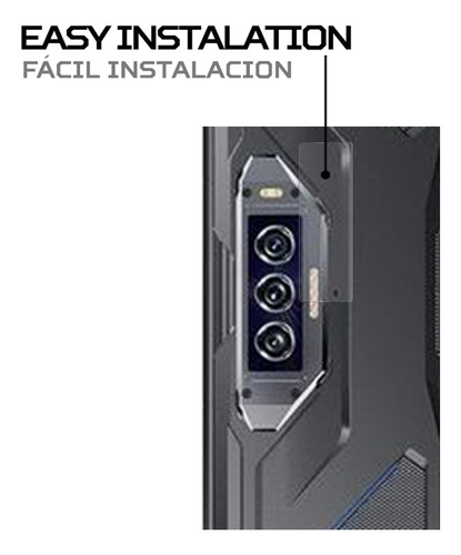 Protector De Camara Antishock Para Oukitel Rt7