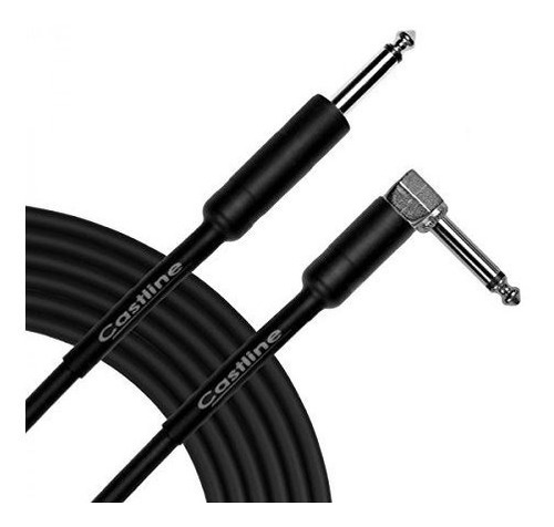 Cable Para Instrumentos: 20 Ft Castline Silver Guitar 1-4  T