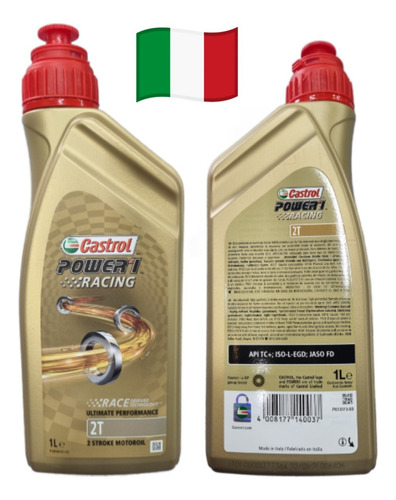 Aceite Castrol Racing 2t 2 Tiempos 100% Sintético!! Italia