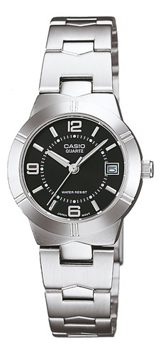 Reloj Casio Ltp-1241d-1a Acero Mujer Plateado