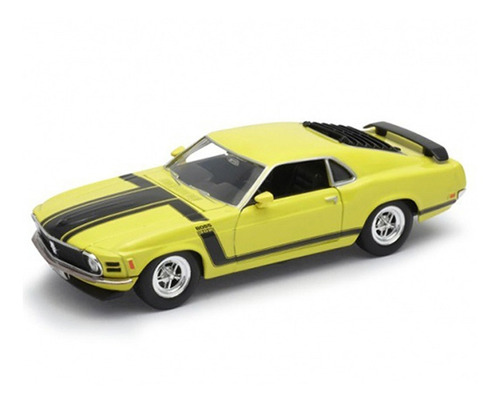 Auto Coleccion Ford Mustang Boss 302 1970 Welly 1:24 St