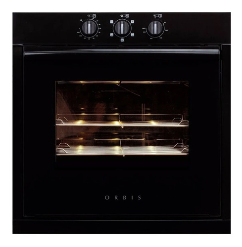 Horno Orbis Eléctrico Hb5nco Negro Termostato Timer Grill