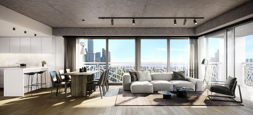 Imagen 7 de 18 de Studio Piso Altisimo En Venta En Quartier Del Bajo Torre Rio!
