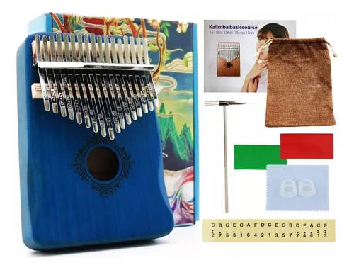 Kalimba 17 Teclas Pulgar Piano Africano