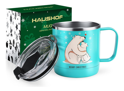 Haushof Taza Navideña, Tazas De Café Navideñas De 14 Oz, Taz