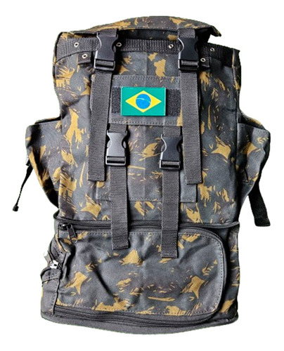 Mochila Padrão Exército Em Lona Militar Super Resistente 