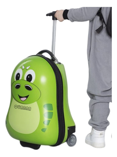 Maleta Para Viaje 16in 3d Mango Retractil Ruedas Dobles 360°