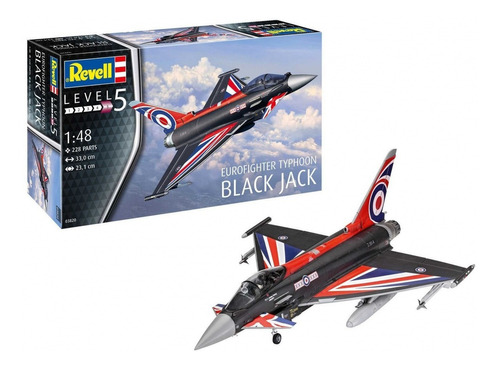 Revell Eurofighter Typhoon Black Jack 1/48 228 Peças 03820