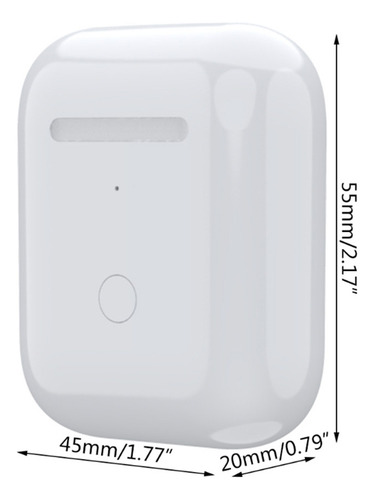 Estuche De Carga Inalámbrico Fone De Ouvido Para AirPods 1/2
