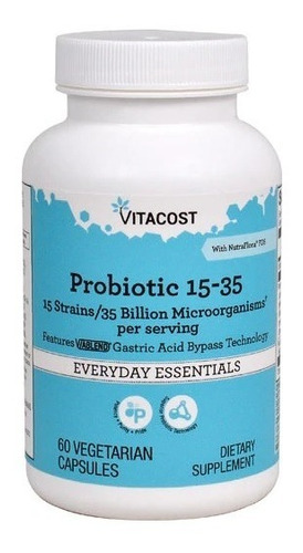 Probiotic 15-35 15 Cepasmil Millones De Ufc Porporción 60cap