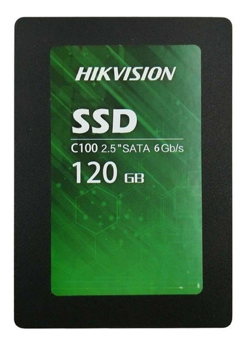 Imagen 1 de 2 de Disco sólido SSD interno Hikvision C100 Series HS-SSD-C100/120G 120GB