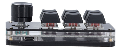 Mini Teclado Mecánico Para Juegos Macro, 6 Teclas, 1 Perilla