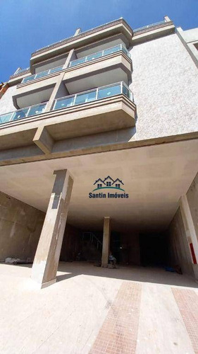 Cobertura Com 3 Dormitórios À Venda, 130 M² Por R$ 555.000,00 - Vila Curuçá - Santo André/sp - Co0478