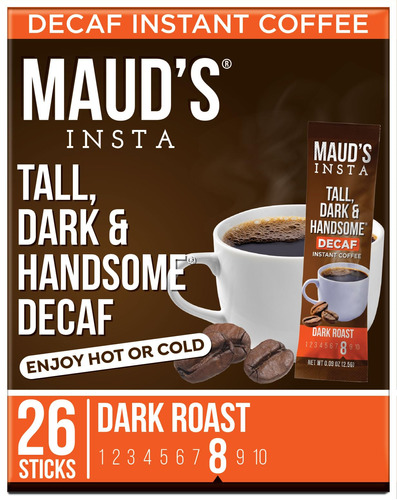 Maud's Cafe Descafeinado Instantaneo Tostado Oscuro (insta D