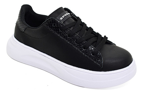 Zapatillas Mujer Chicago Negro Sposami 