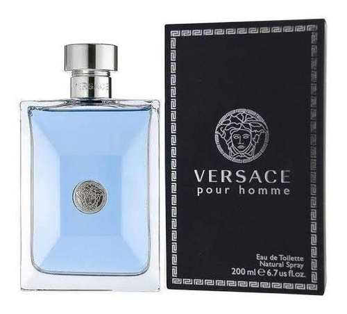Imagen 1 de 1 de Perfume Versace Pour Homme 200 Ml Edt Original