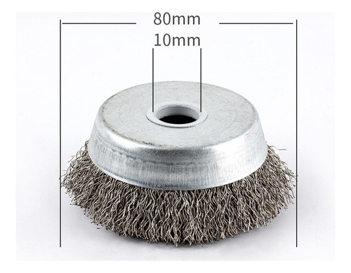 Amoladora Angular Con Cepillo De Rueda De Alambre De Acero 2