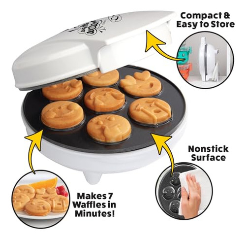 Mini Máquina De Hacer Gofres Con Emojis Para Un Desayuno Es