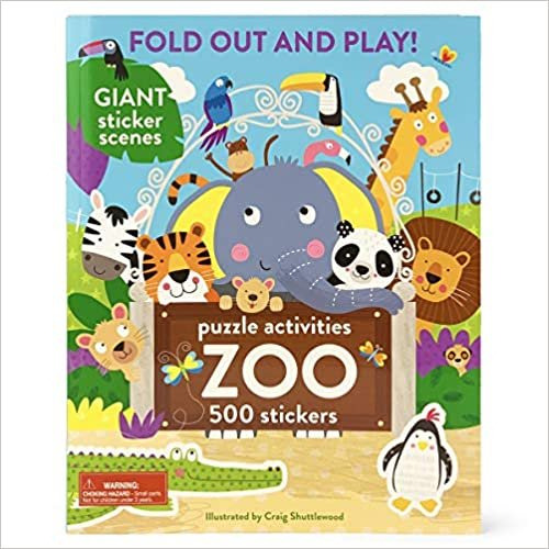 Zoo. Puzzle Activities. 500 Stickers - Varios Gussi