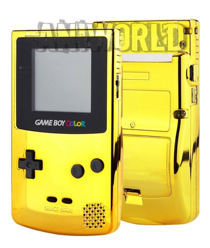 Carcasa Game Boy Color Oro Cromado Edición Limitada