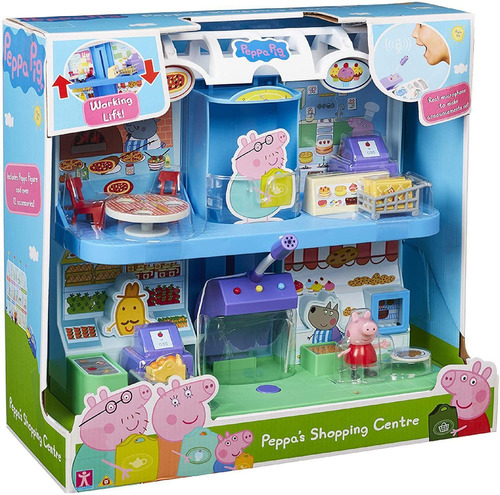 Peppa Pig Playset Supermercado Com Microfone Da Sunny 2323