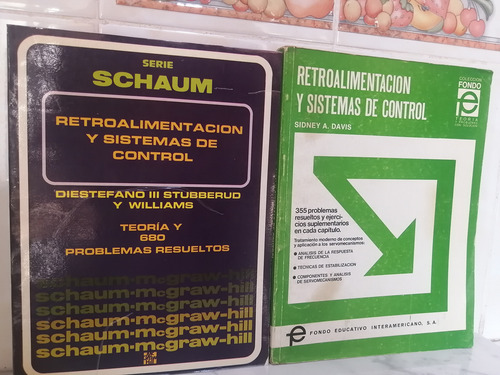 Libro. Retroalimentacion Y Sistemas De Control. Schaum. +1 (Usado)