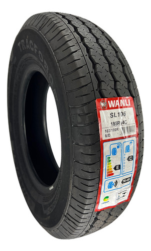 Pneu 185r14c Wanli 8 Lonas 102/100r Sl106 Carga Kombi R