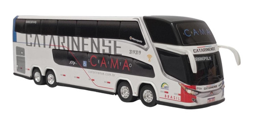 Carrinho Ônibus Miniatura Catarinense 1800 Dd