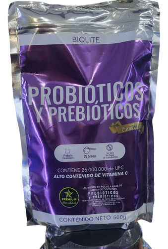 Probioticos Y Prebioticos 500gr - g a $170