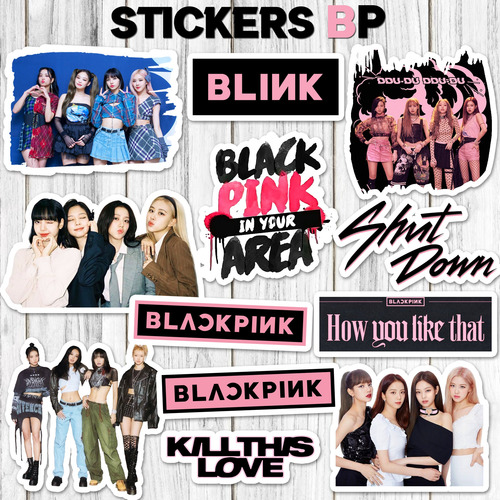 Stickers Blackpink Lisa Jennie 30 Unidades 4x4 Cm Pvc