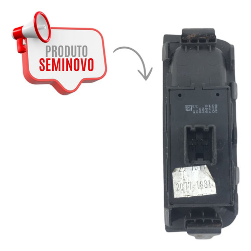 Botão Vidro Elétrico Traseiro Esquerdo Onix Prisma 2013/19