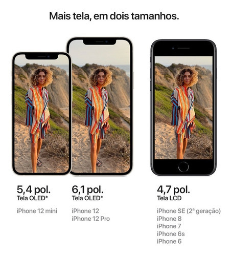 Apple Iphone 12 128gb Branco - Excelente Branco (Recondicionado)
