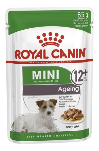 Alimento Royal Canin Size Health Nutrition Mini Ageing 12+ para cão senior de raça mini e pequena sabor mix em saco de 85g