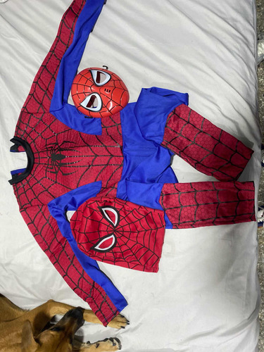 Disfraz De Spiderman Niño Talla 12