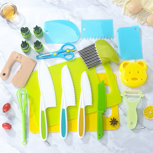Juego De 18 Juguetes Montessori De Madera Para Niños, Frutas