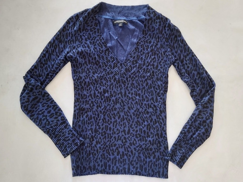 Pullover Sweater Animal Print Express Talle Xs  Divino